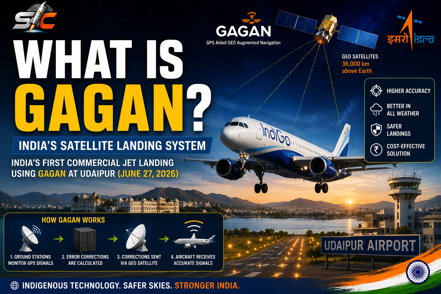 What is GAGAN? India's satellite-based aviation navigation system