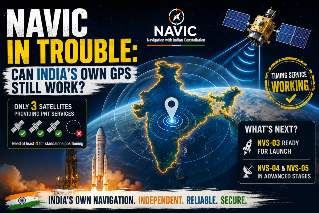 NavIC Satellite System Is in Trouble: Can India’s Own GPS Still Work?