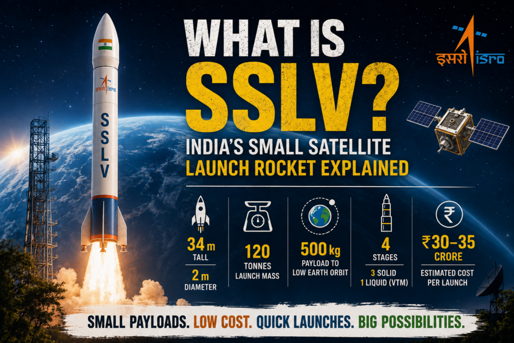 What Is SSLV? India’s Small Satellite Launch Rocket Explained