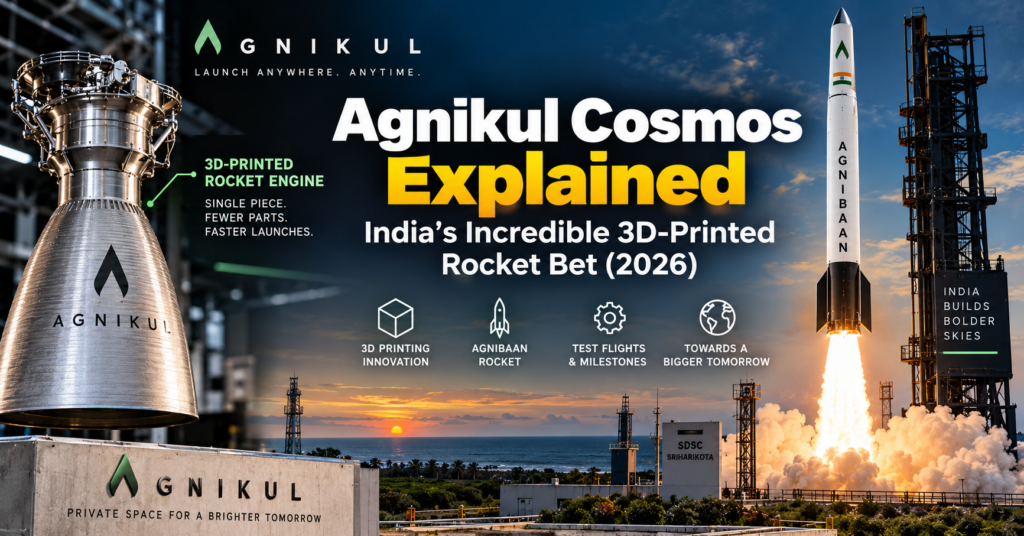 Agnikul Cosmos Explained: India’s Incredible 3D-Printed Rocket Bet (2026)