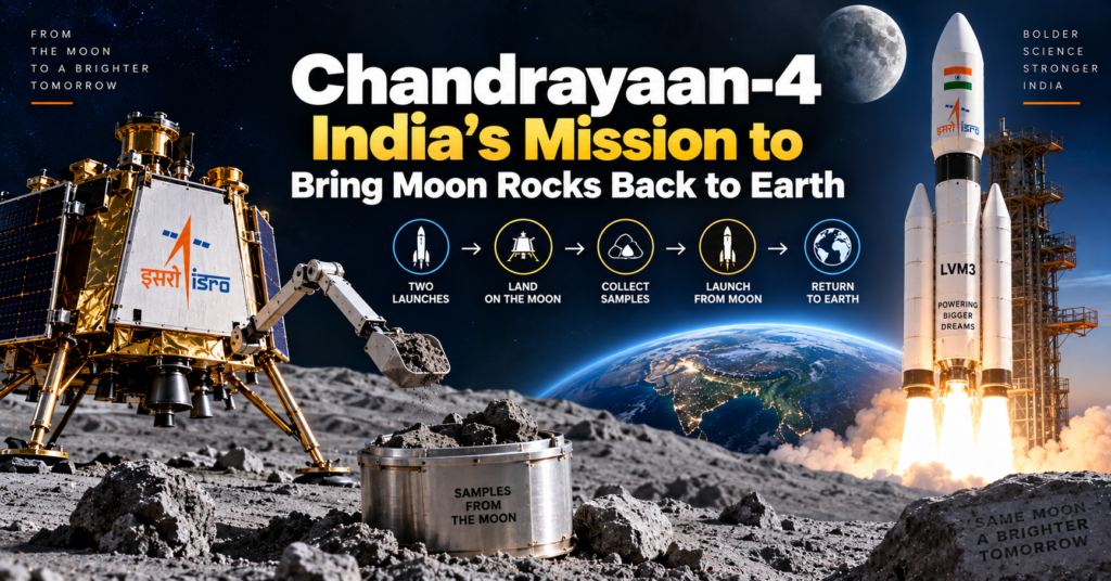 Chandrayaan-4: India’s Mission to Bring Moon Rocks Back to Earth