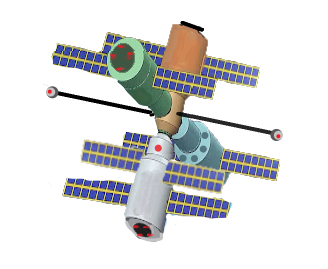 Concept illustration of the Bharatiya Antariksh Station, India's planned indigenous space station